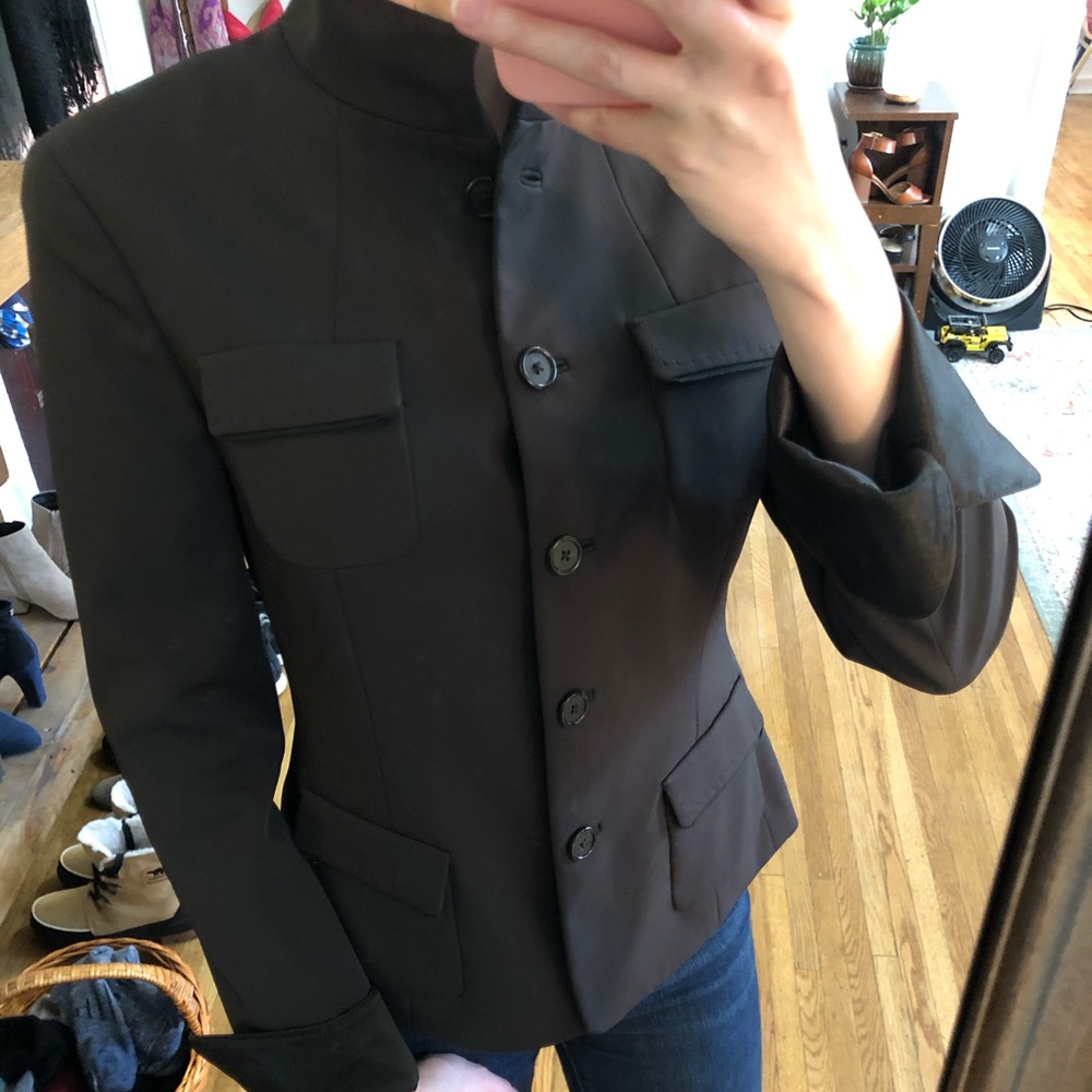 Dark green blazer